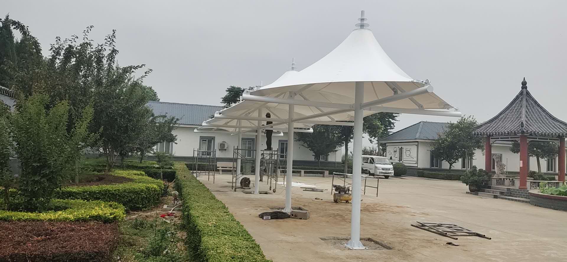 景觀膜結(jié)構(gòu)雨棚 景觀膜結(jié)構(gòu)雨棚