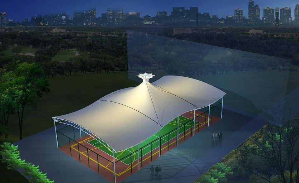 籃球場(chǎng)館膜結(jié)構(gòu)